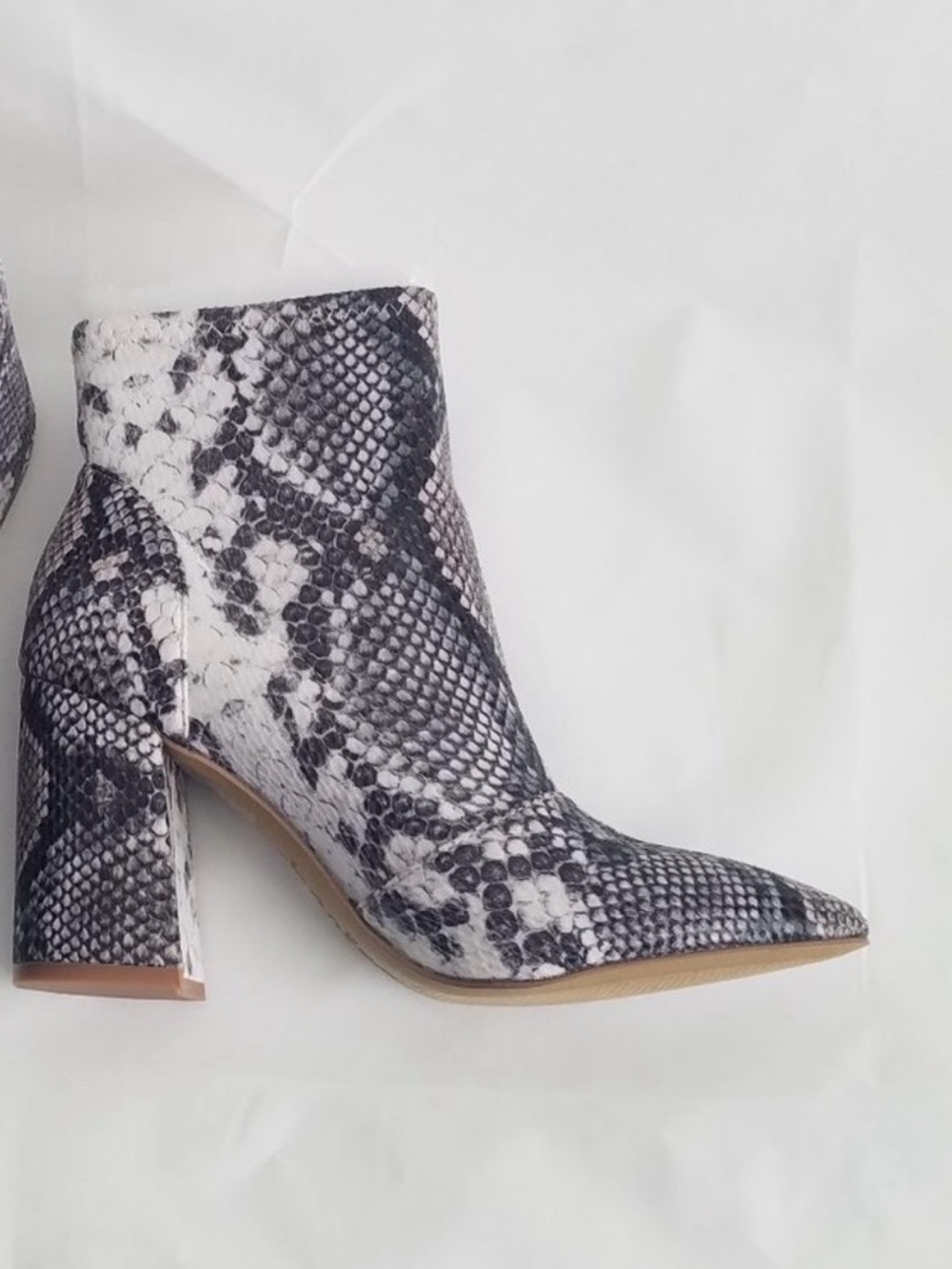 Charles’s by Charles David Snakeskin  Ankle Boot  Snake  Print Stretch -
